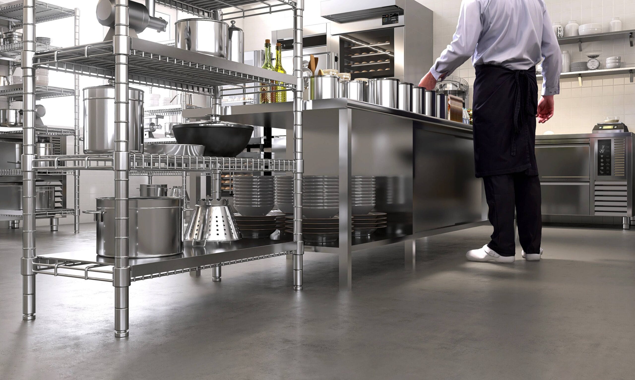 chaussures sécurité cuisine travail restaurant