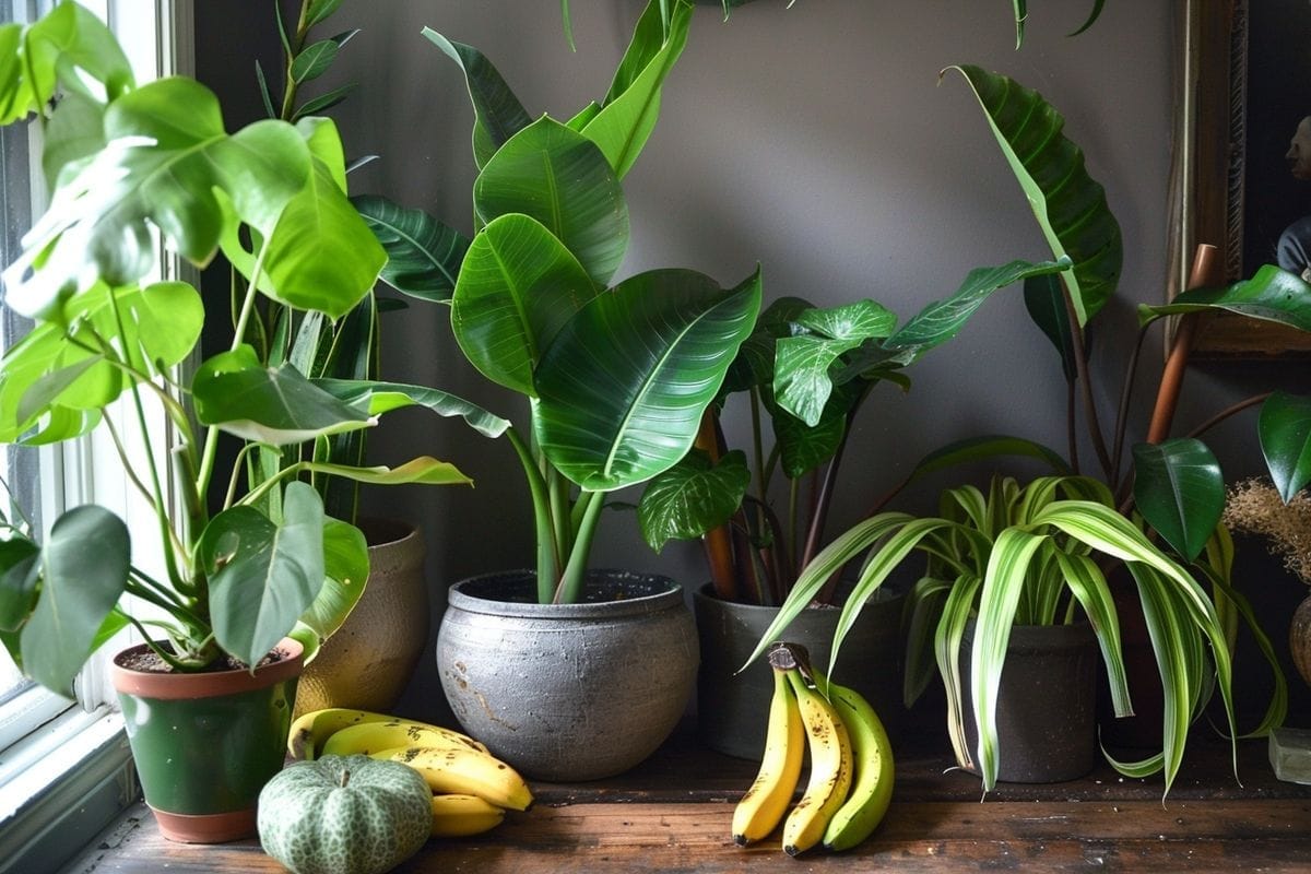 Astuce géniale, boostez vos plantes avec des peaux de banane !