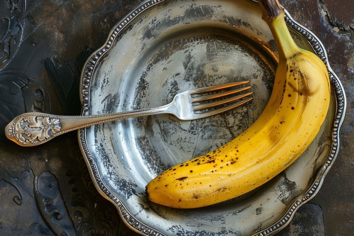 Astuce géniale, polir votre argenterie avec une peau de banane !