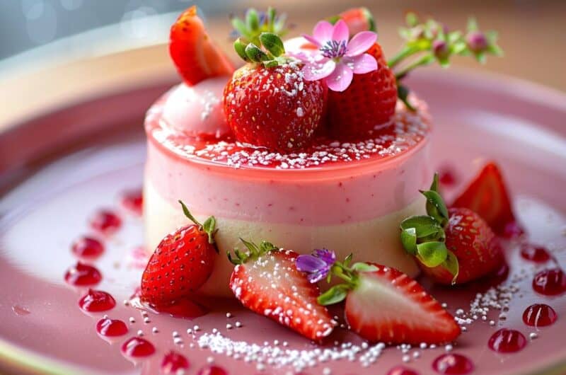 recette bavarois fraises