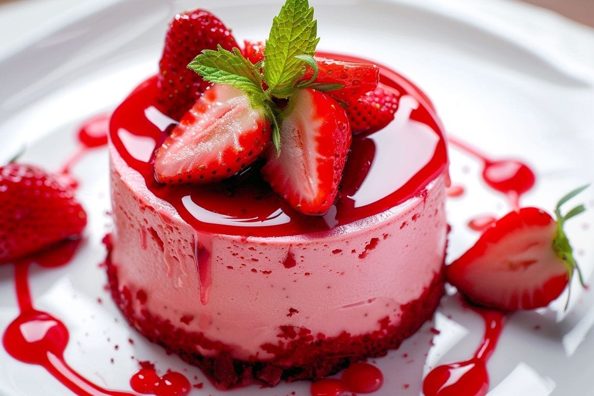 Bavarois aux fraises : l’élégance en dessert