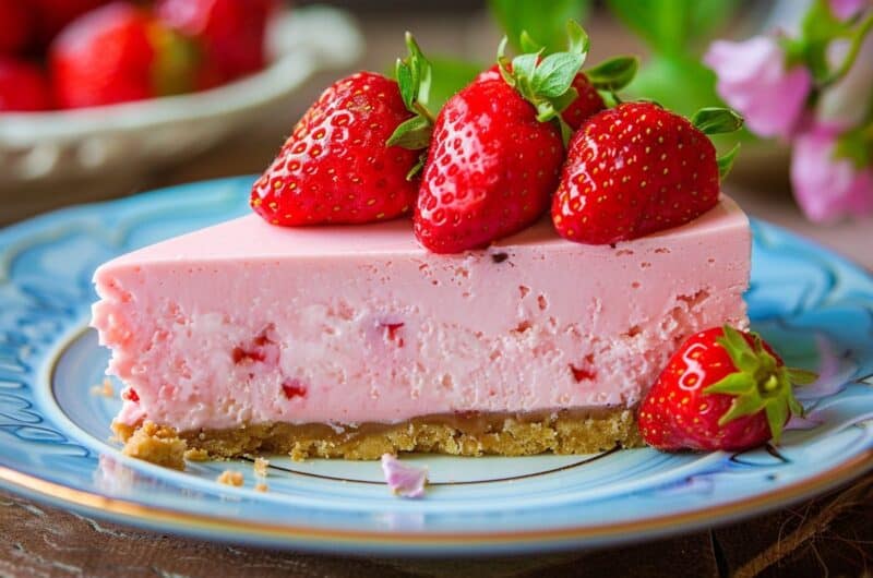 recette cheesecake fraise