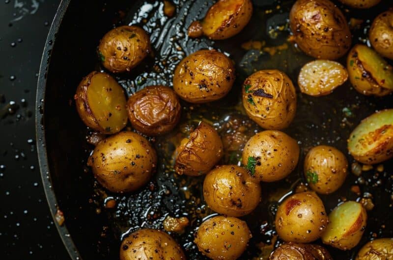Recette de pomme de terre grenaille rissolée