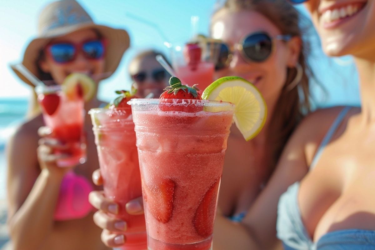 Daiquiri à la fraise : un cocktail tropical revisité