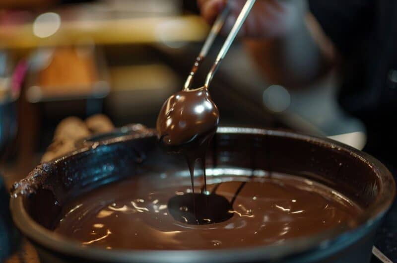 Recette fondue au chocolat
