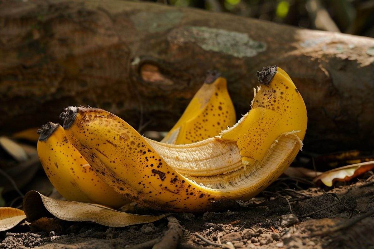 Using banana peel to soothe insect bites: apply inside peel to reduce inflammation.