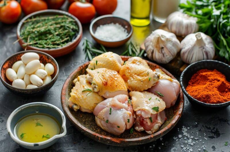 Recette du poulet basquaise