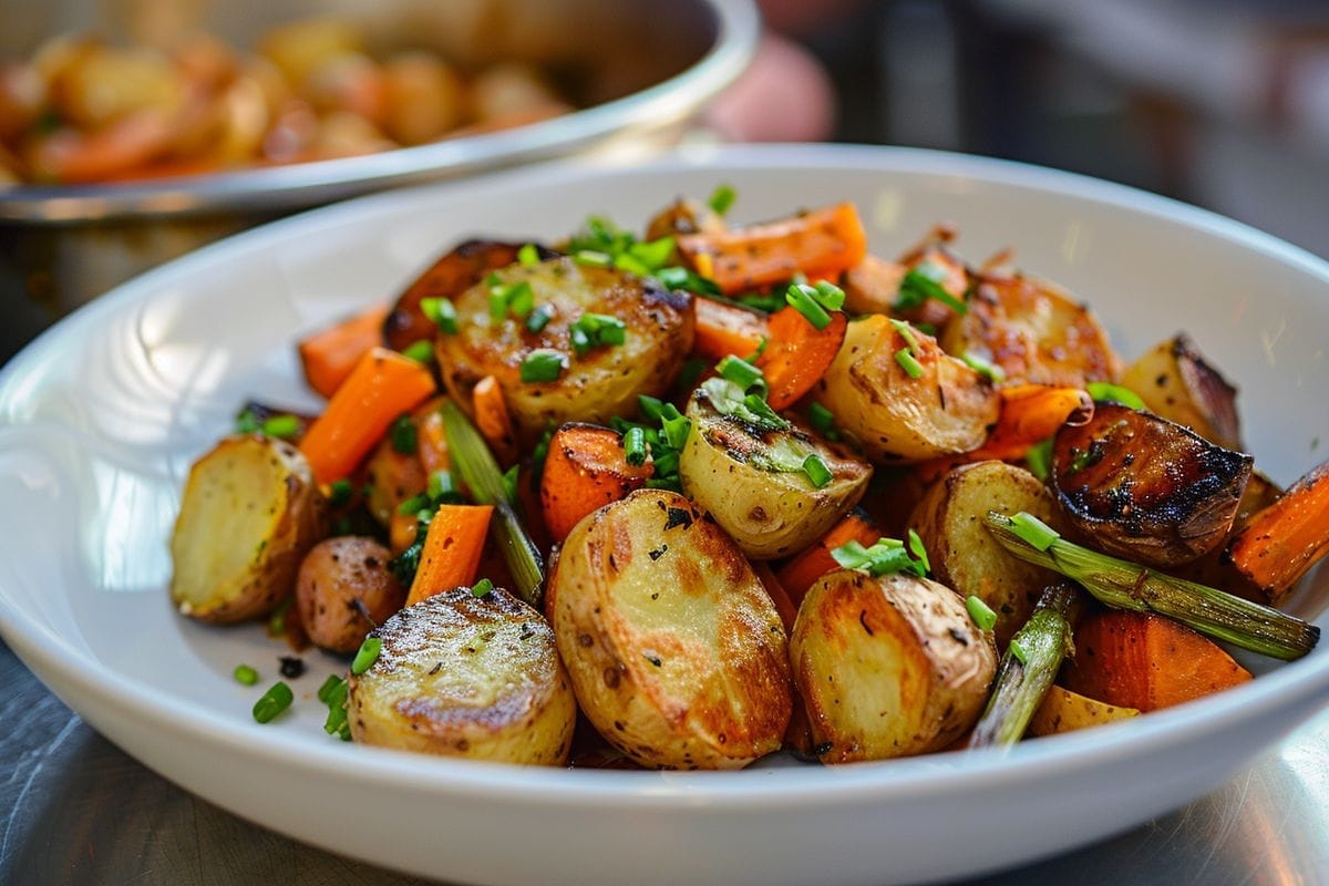 Sautéed seasonal vegetables and roasted potatoes are perfect accompaniments.