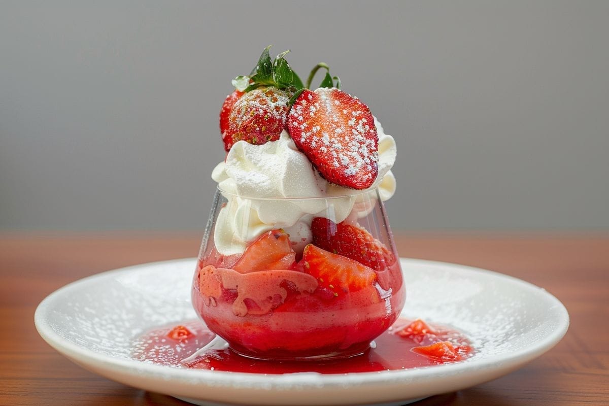 Fraise Melba : une création gourmande