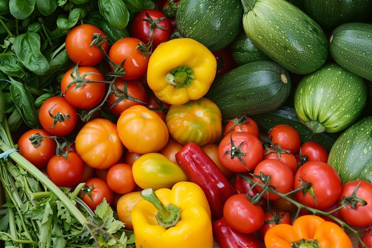 Use local and seasonal vegetables to elevate the flavors of your gazpacho.
