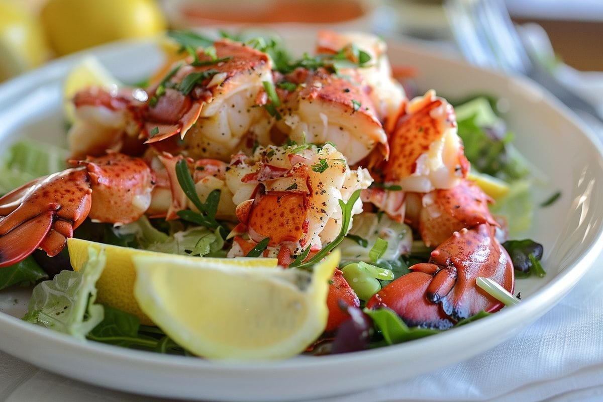 Recette de salade de homard fraîche et élégante