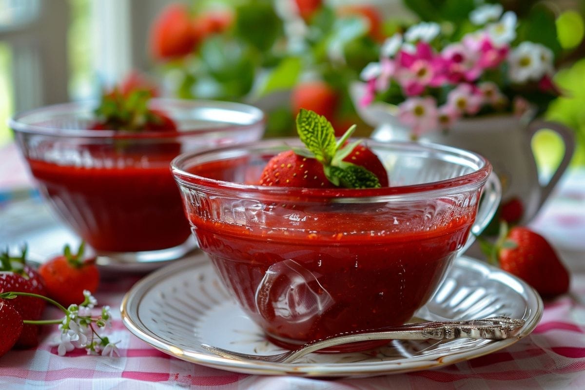 Soupe de fraises : une entrée douce et originale