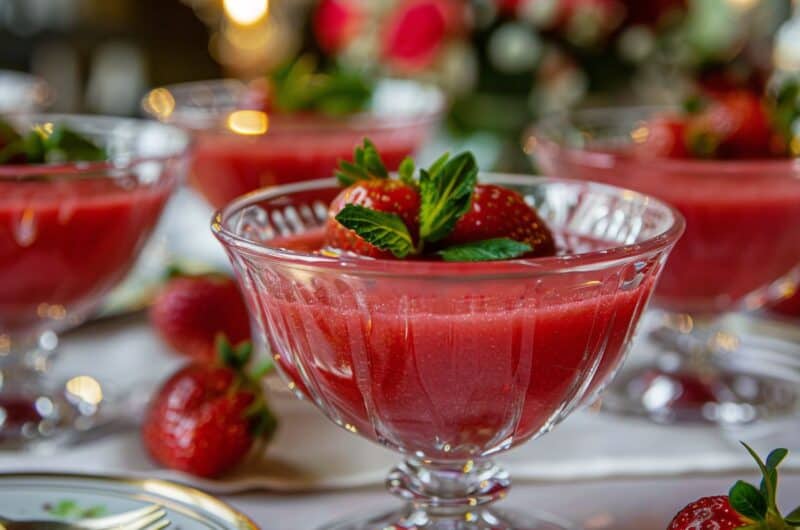 recette de la soupe de fraises