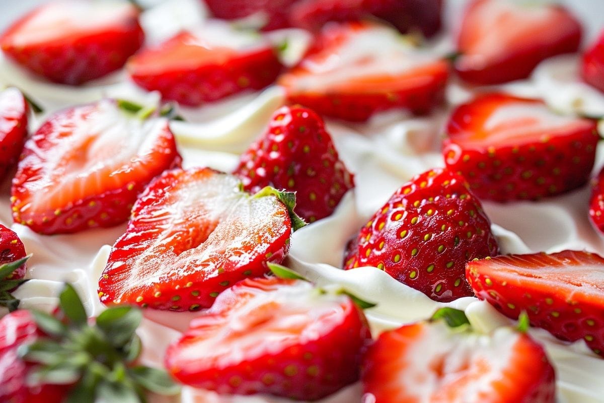 Tiramisu à la fraise pour une touche fruitée