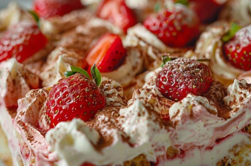 recette tiramisu fraise