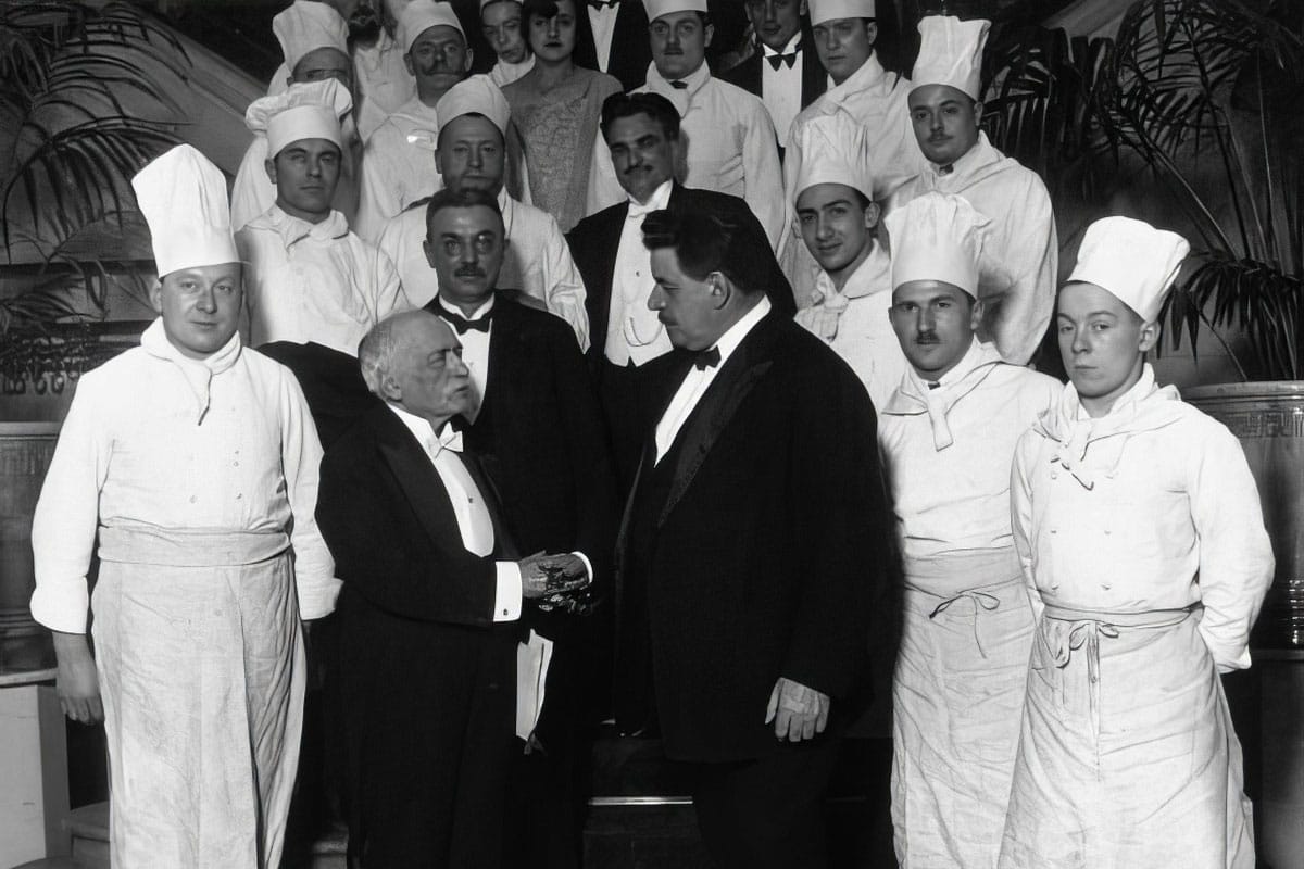 Auguste Escoffier, Édouard Herriot, 1928