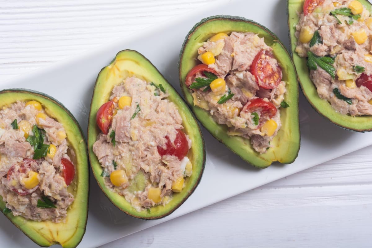 Avocat farci au thon