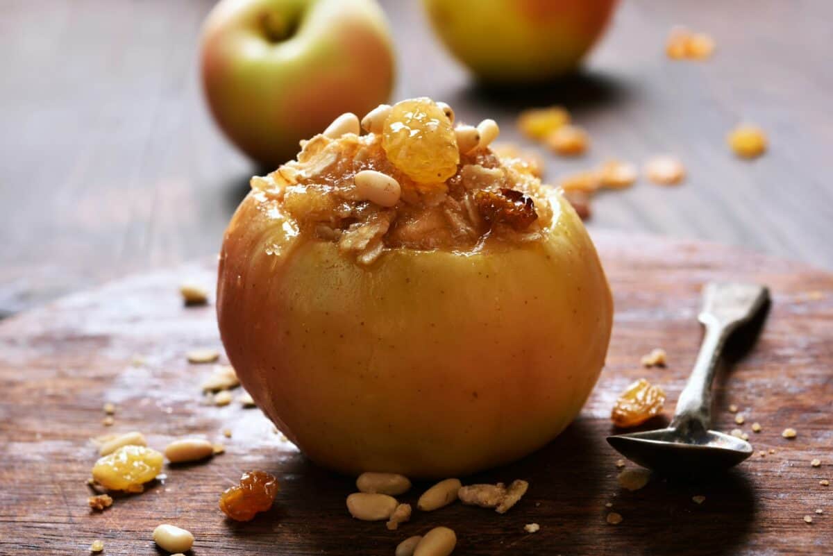 Baked apple
