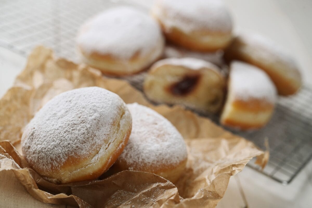 Boules de Berlin, beignet frits
