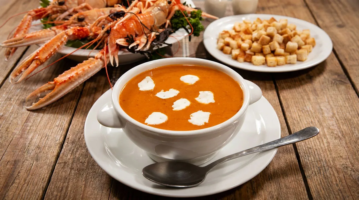 Bisque de langoustines