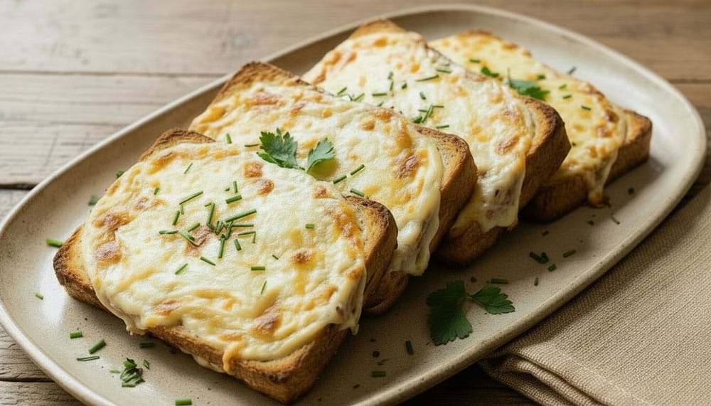 Canapés chauds au fromage