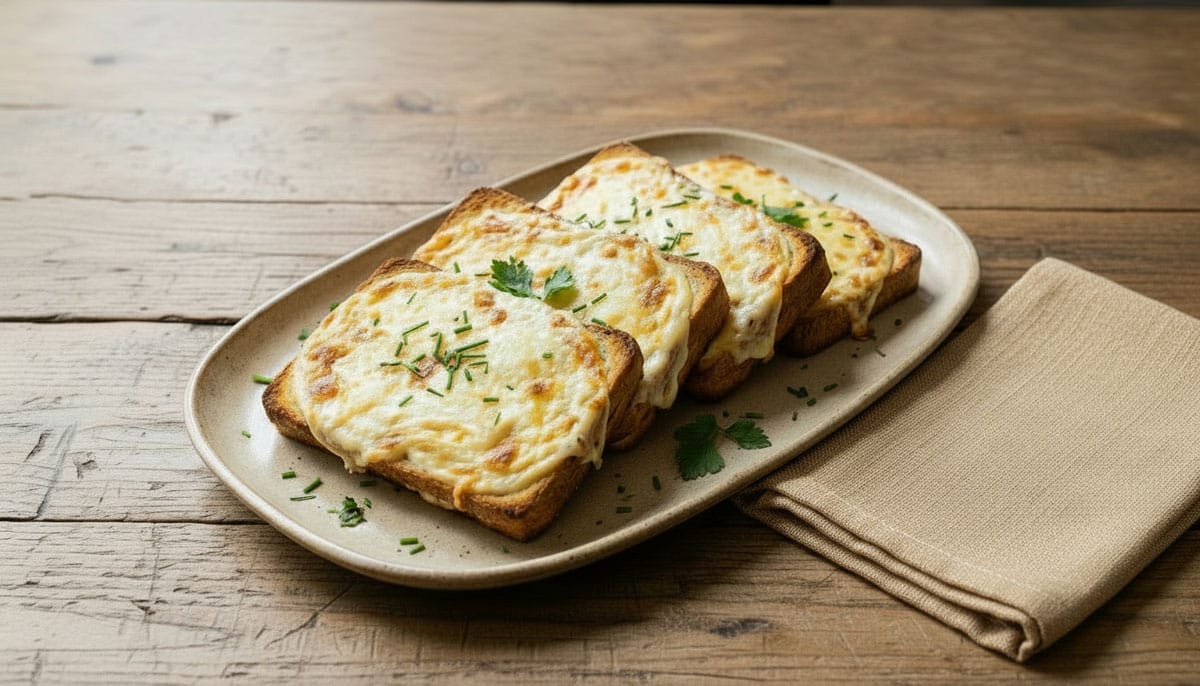 Canapés chauds au fromage