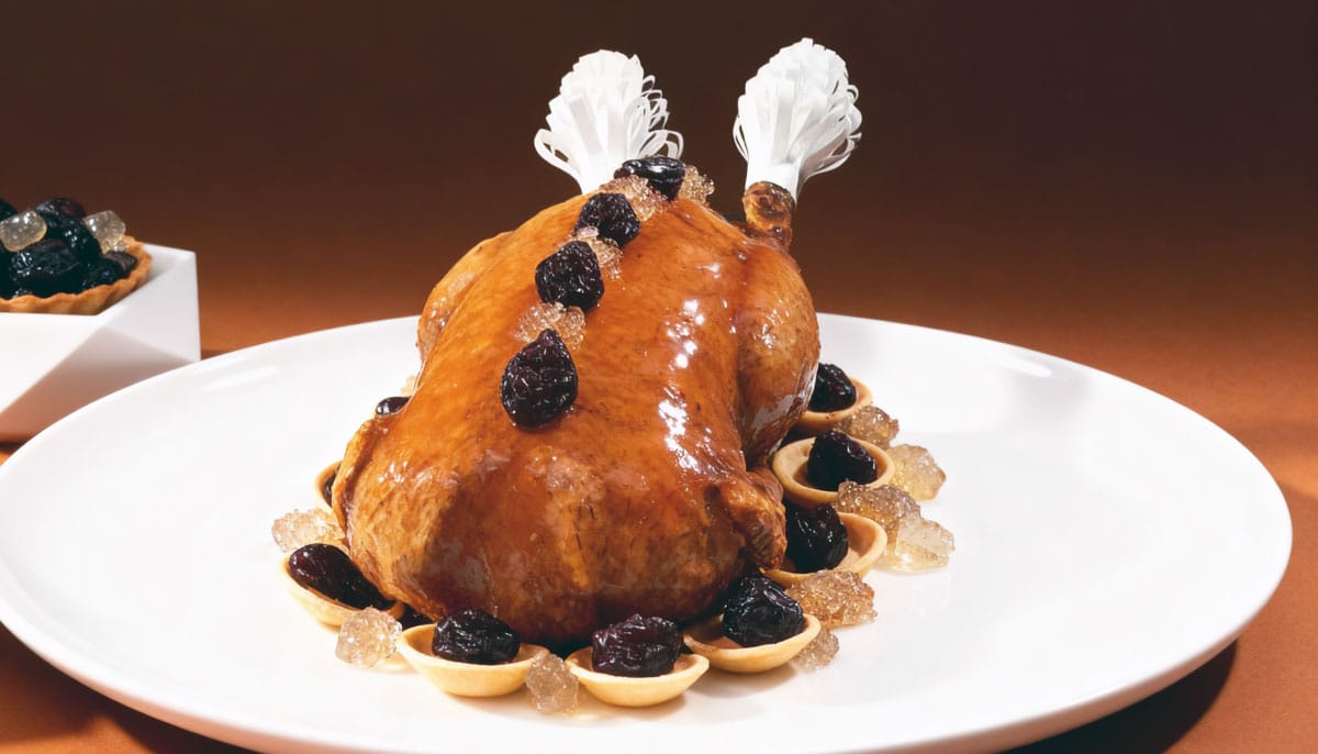 Canard en gelée aux pruneaux