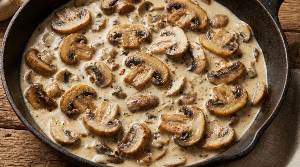 Champignons à la crème