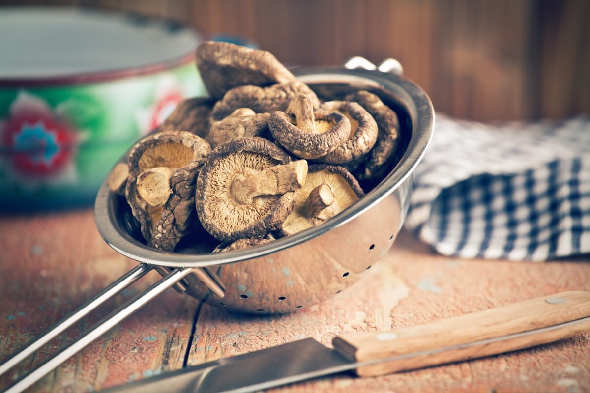 Champignons shiitake séchés
