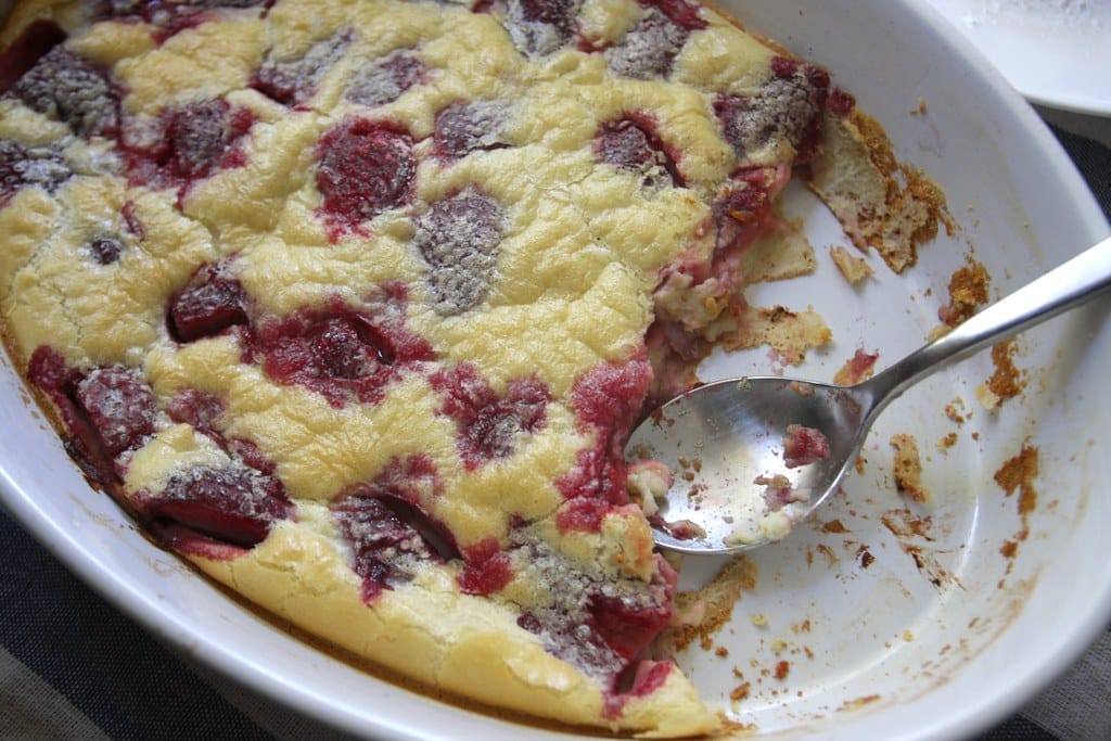 Clafoutis aux fraises