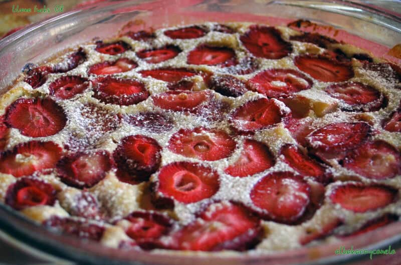 recette clafoutis fraises