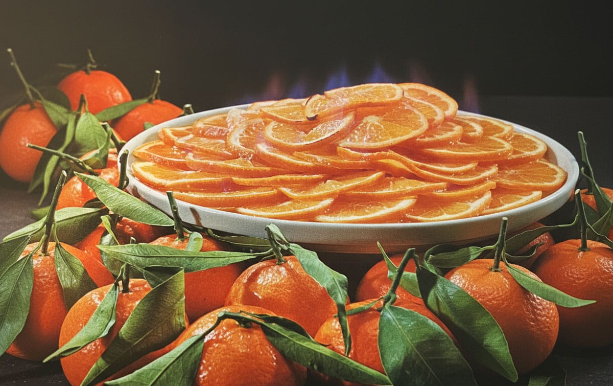 Clémentines flambées