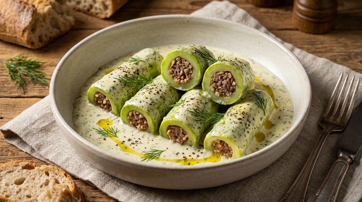 Concombres farcis à l'autrichienne