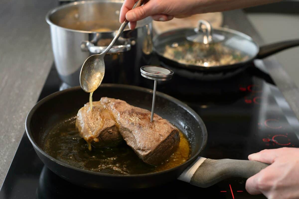 Cooking meat at home
