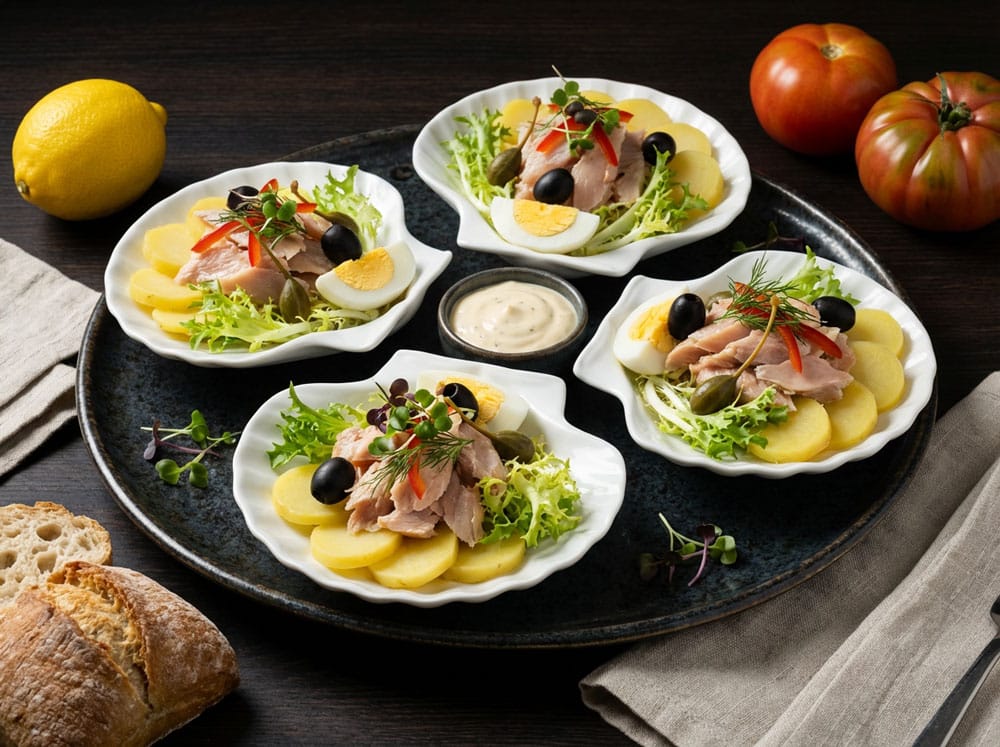 Coquilles froides de poisson