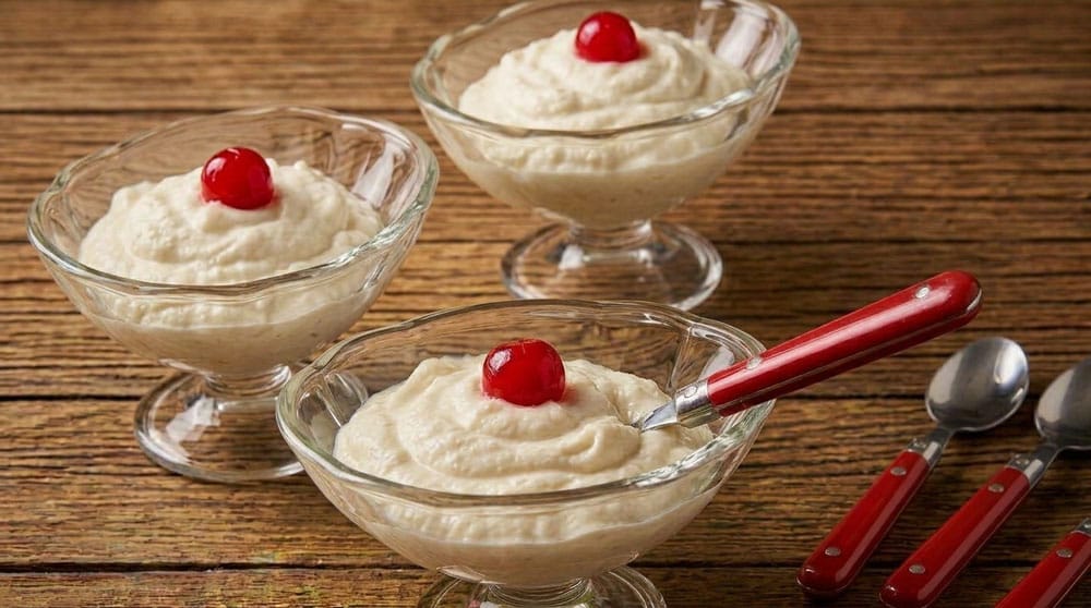 Coupes de fromage blanc au marasquin