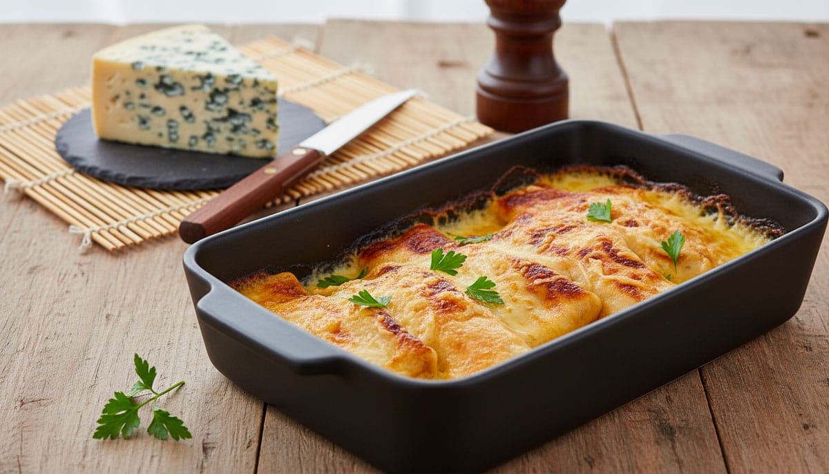 Crêpes au roquefort