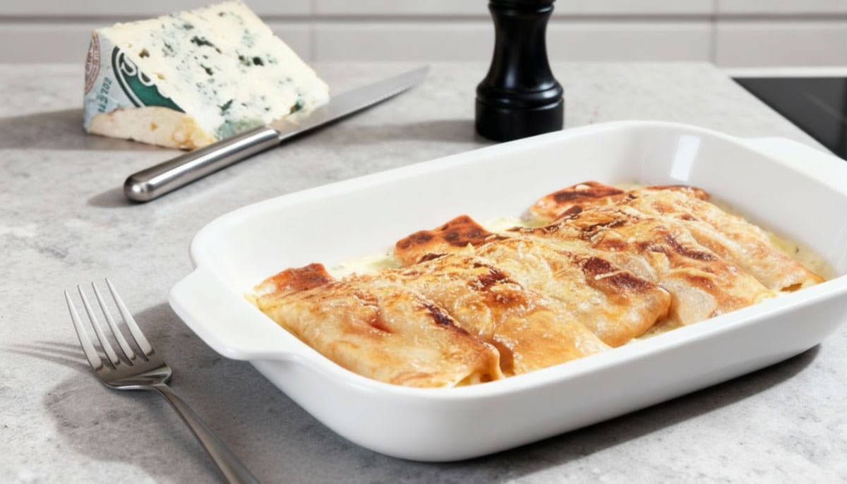 Crêpes au Roquefort
