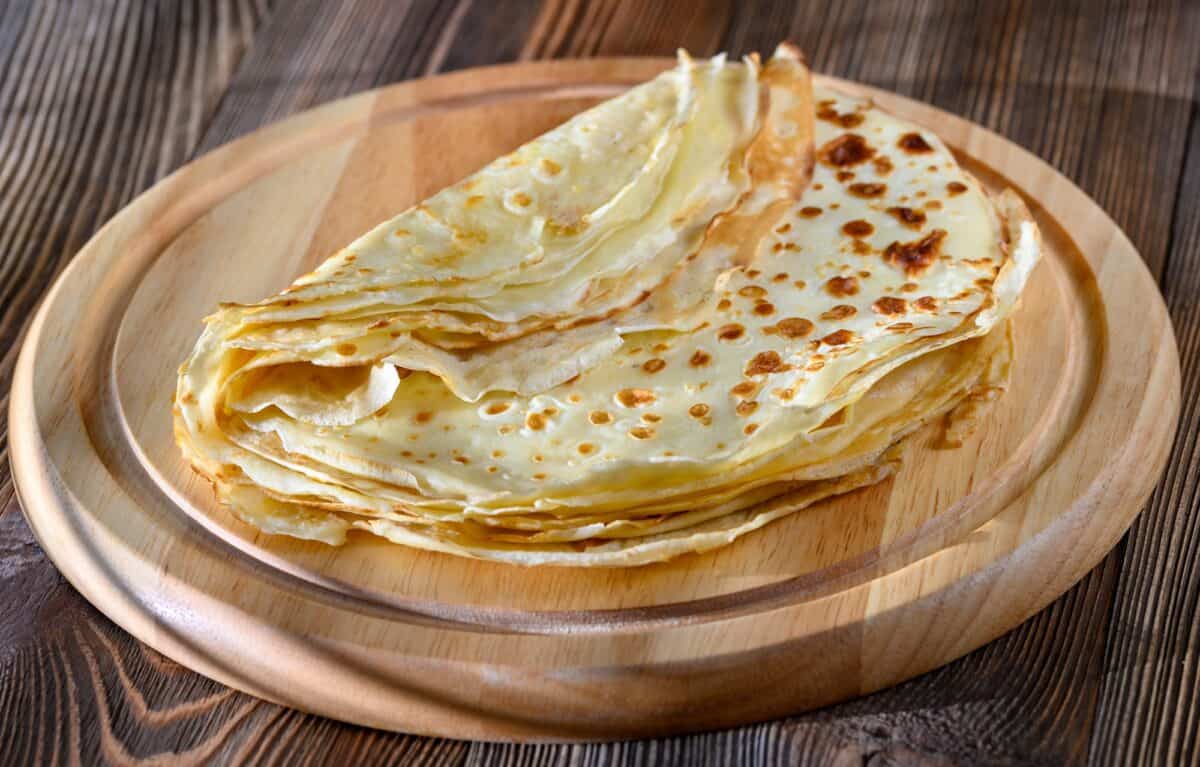 Crêpes à la farine blanche