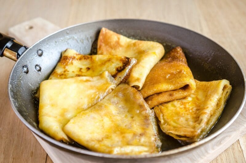 Recette de crêpes Suzette