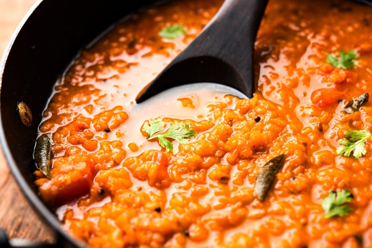 Recette de dahl de lentilles corail
