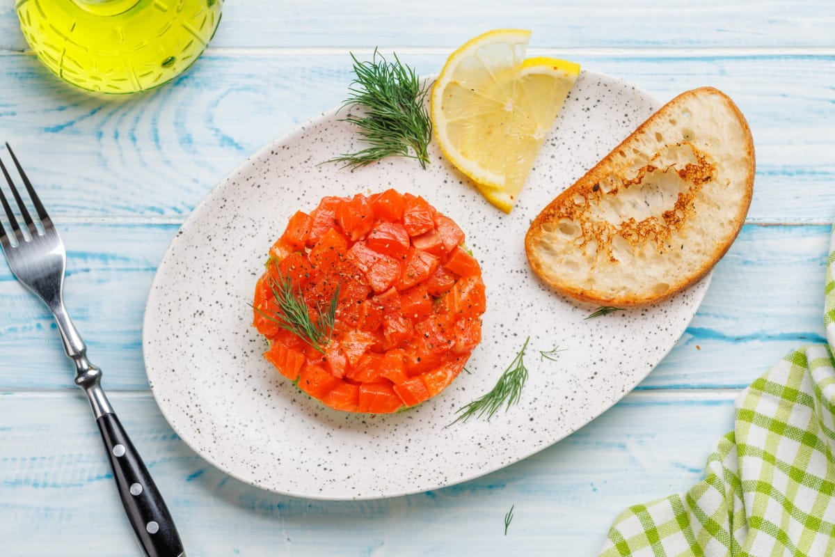 Tartare de saumon