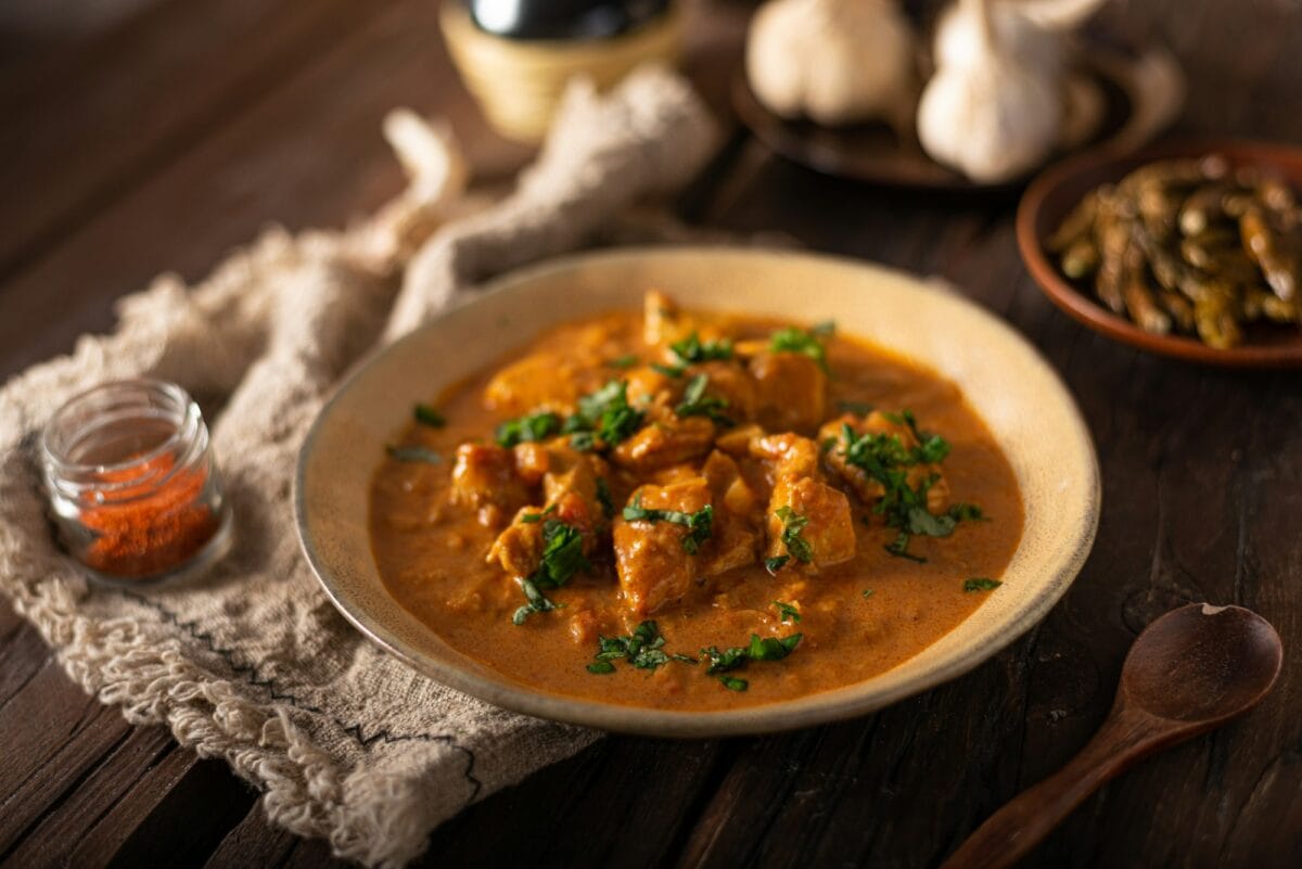 Delicious chicken curry