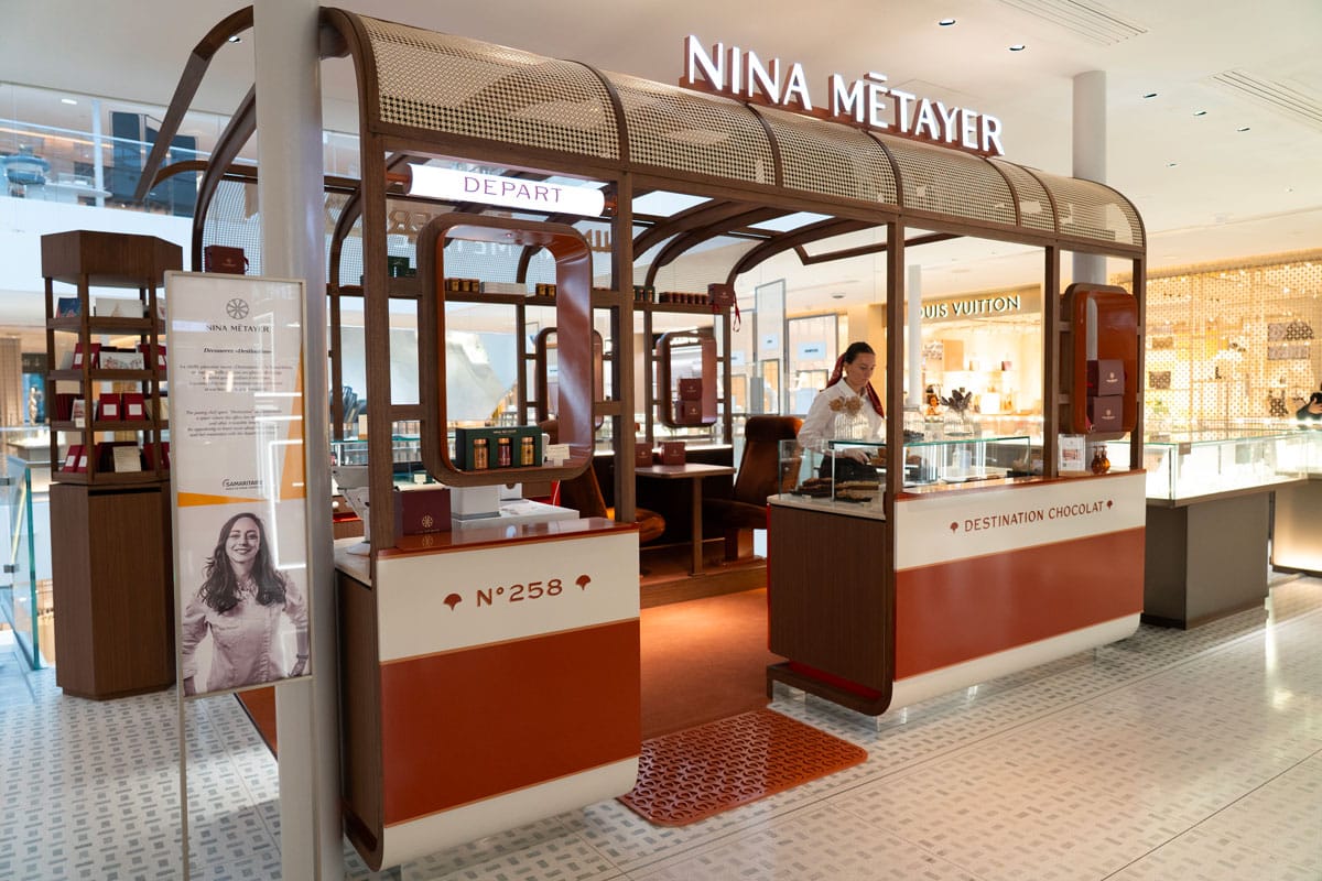 Destination chocolat Nina Métayer à la Samaritaine