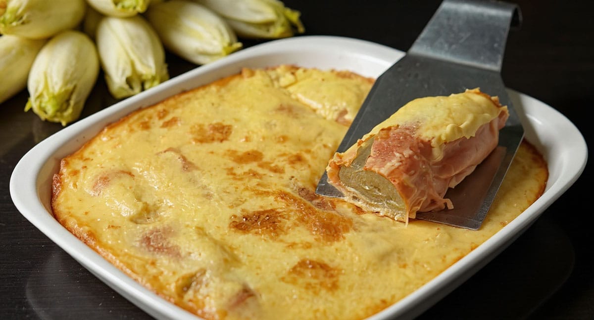 Endives au jambon au four