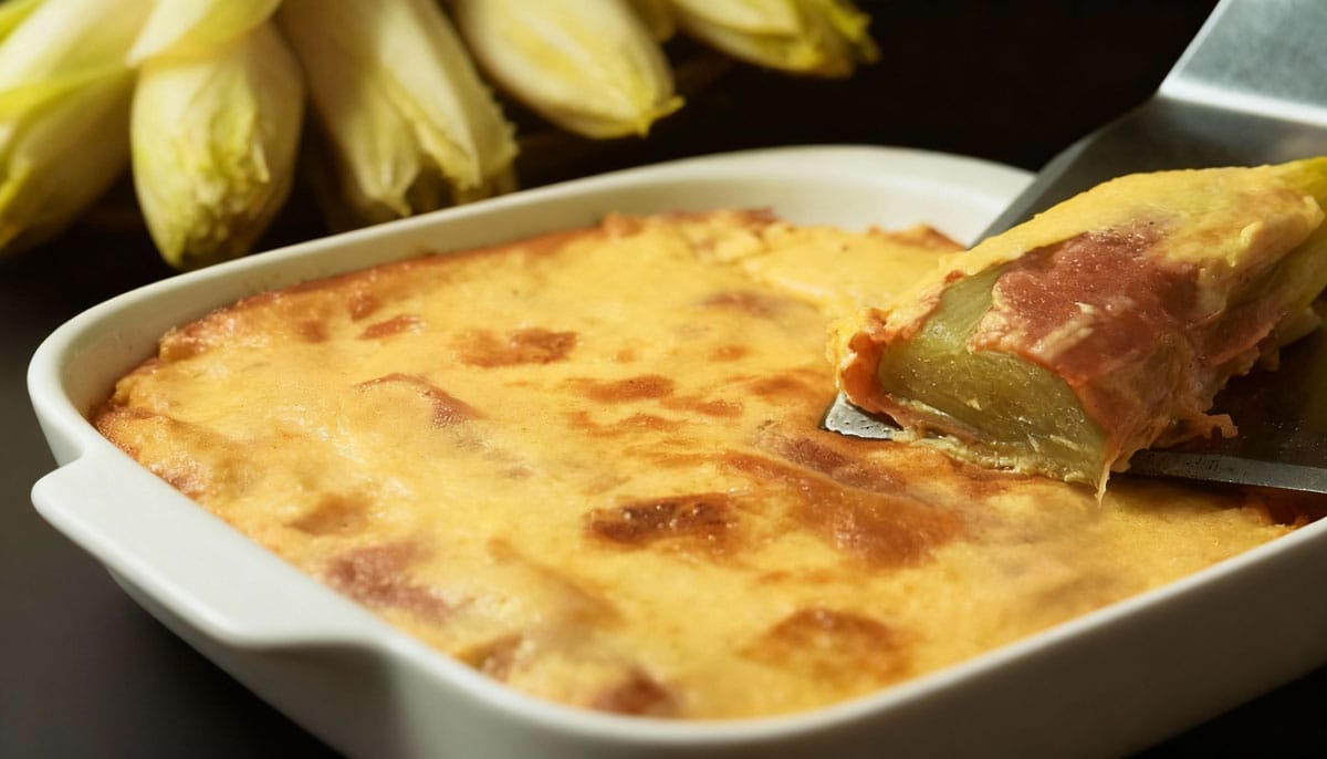 Endives au jambon au four