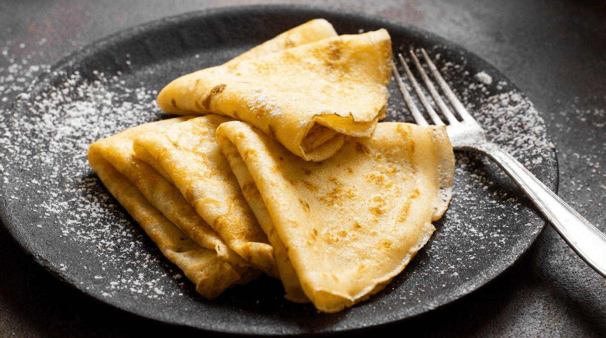 Pâte à crêpes à la levure (pour dessert seulement)