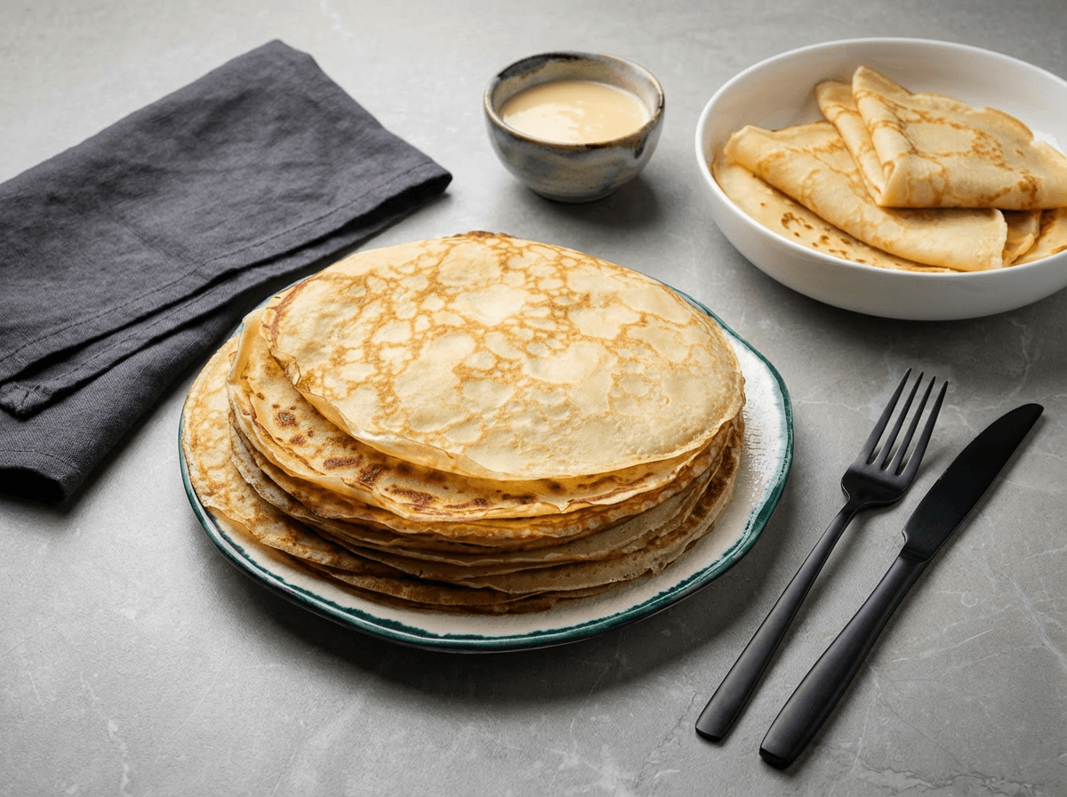 Pâte à crêpes fines