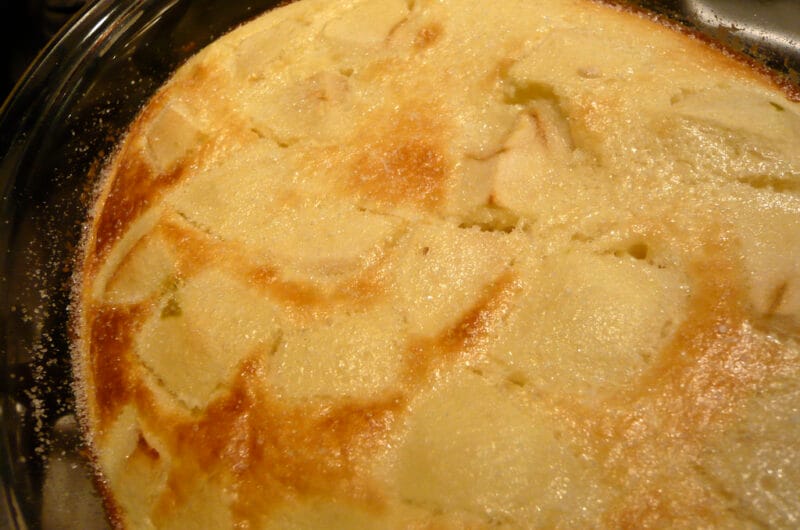 Recette de flognarde aux pommes