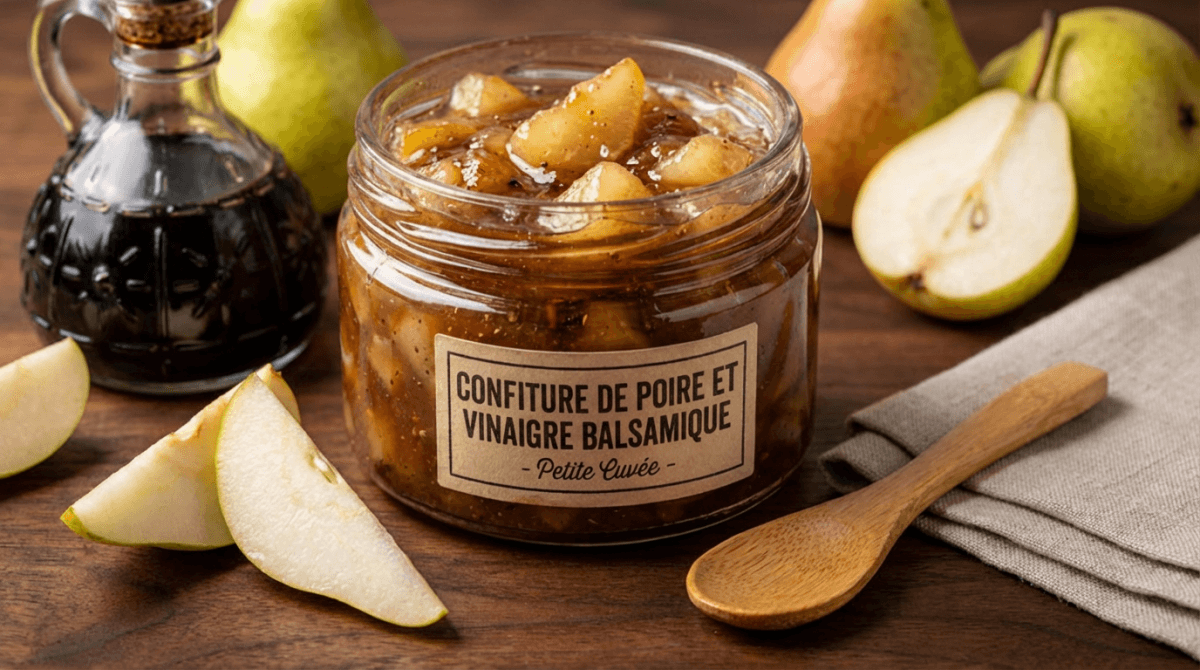 Confiture de poires au vinaigre